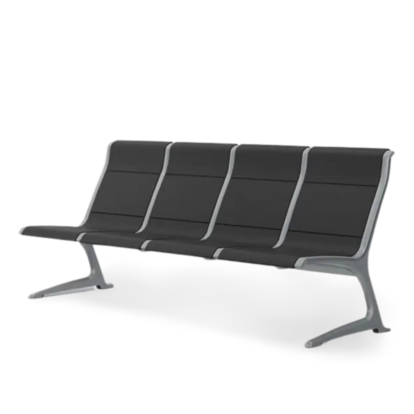 Passport Polyurethane 4 Seats Bench without Armrest