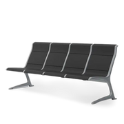 Passport Polyurethane 4 Seats Bench without Armrest