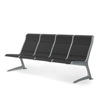 Passport Polyurethane 4 Seats Bench without Armrest