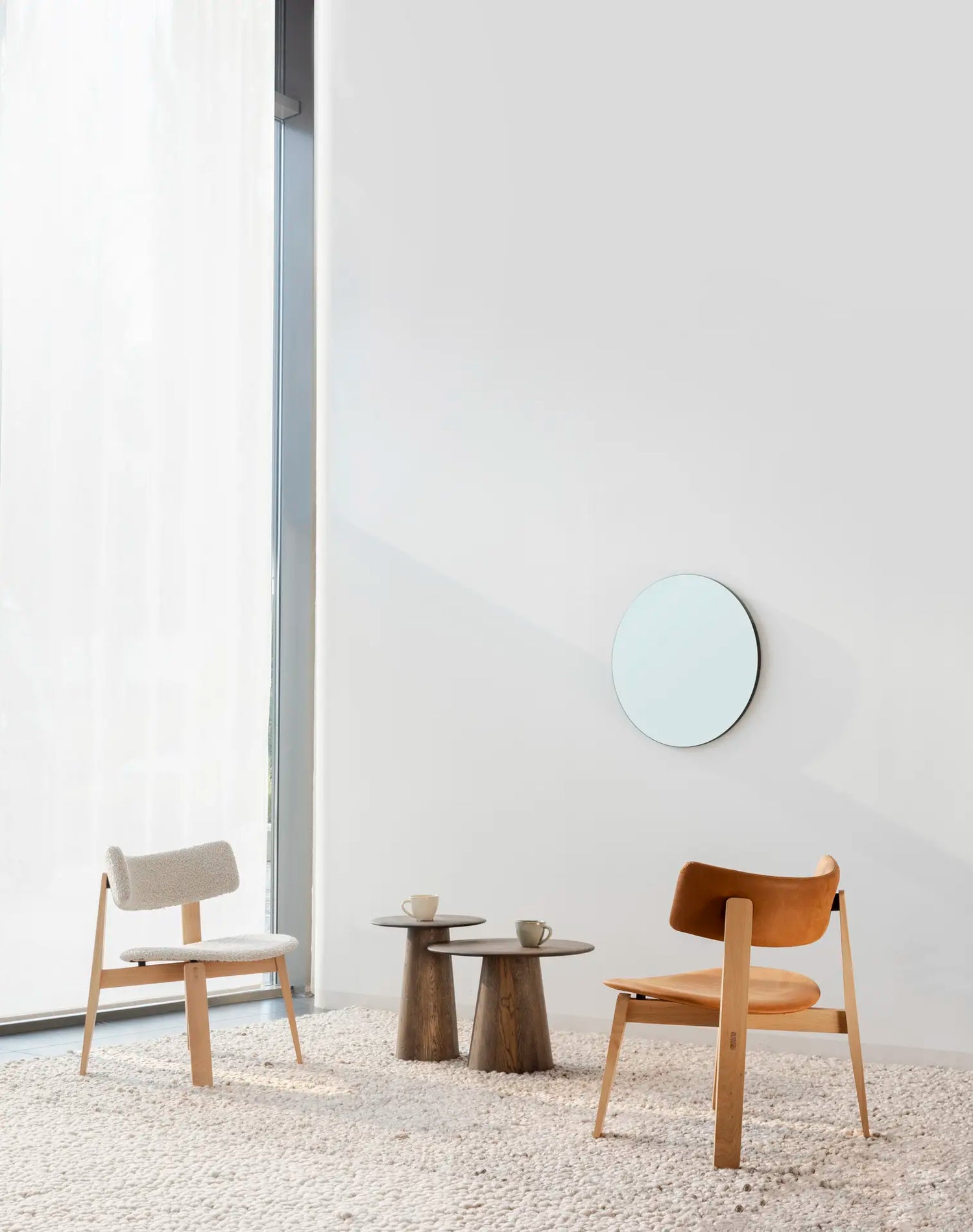 Nora Lounge Chair - Seat/Backrest Upholstered