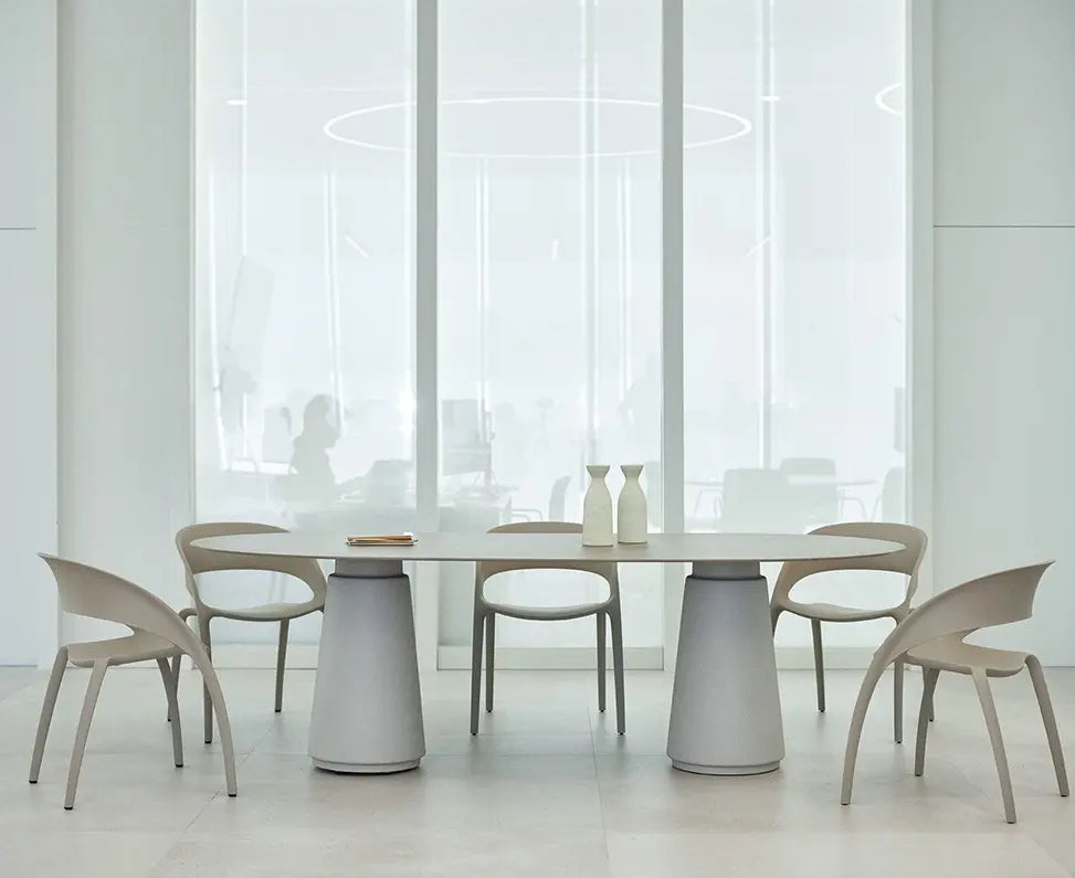 Dorik Meeting Table - Oval 240x120 H74