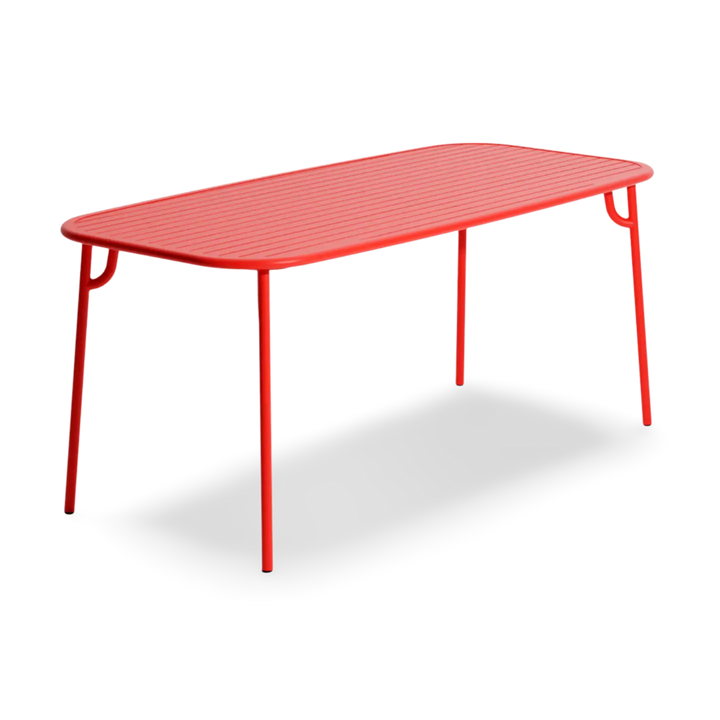 Week-End Rectangular Dining Table with Slats